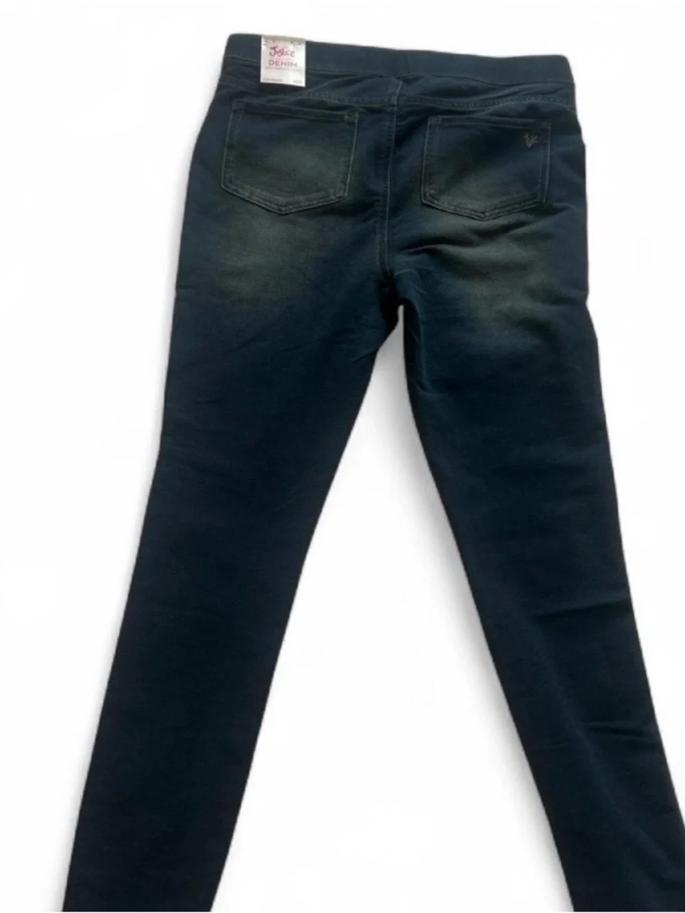 Justice Girls Black Dark Wash Jeggings